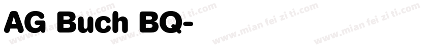 AG Buch BQ字体转换